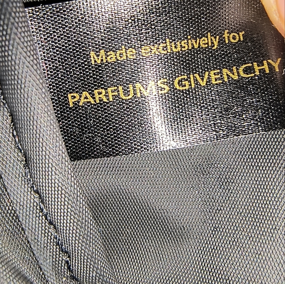 Givenchy Cosmetic Parfum Bag in Shimmery Black with Gold Hardware - Picture 10 of 14